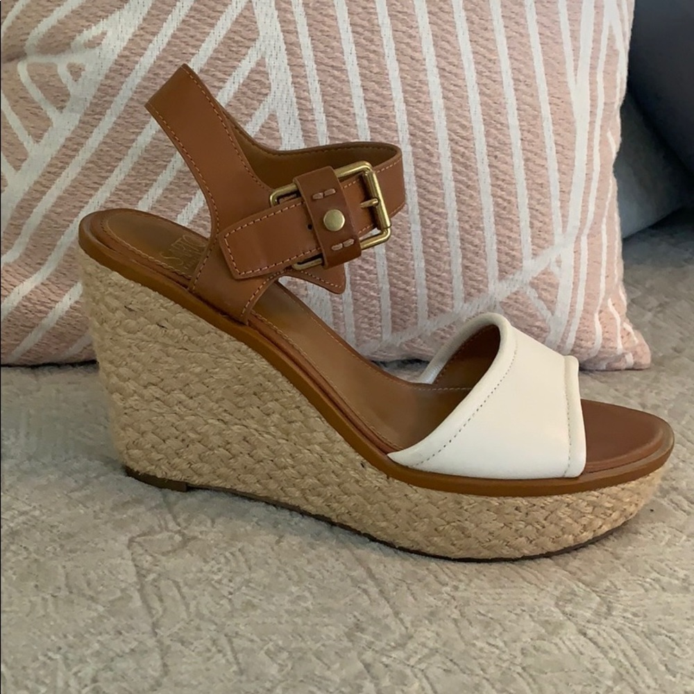 Franco Sarto leather wedge